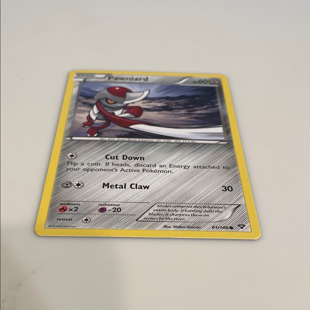 Pawniard Pokémon Card